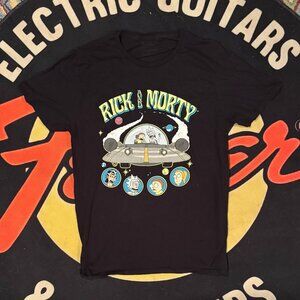 Rick and Morty Graphic Tee - Black, Size M